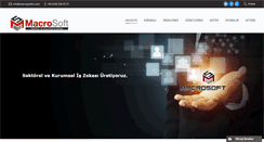 Desktop Screenshot of macroyazilim.com