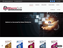 Tablet Screenshot of macroyazilim.com